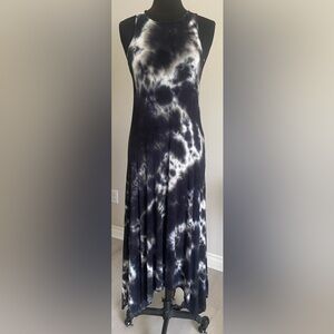 Tye dye maxi dress. Sleeveless